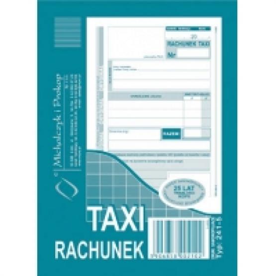 Rachunek taxi 241-5 [format A6 oryginał+kopia]
