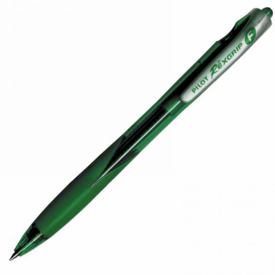 Długopis olejowy PILOT REXGRIP zielony