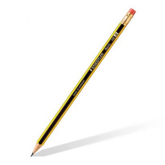 Ołówek drewniany Staedtler NORIS 122 [HB] z gumką                                    