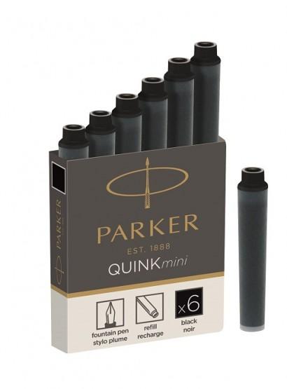 Naboje Parker Quink mini - kolor czarny