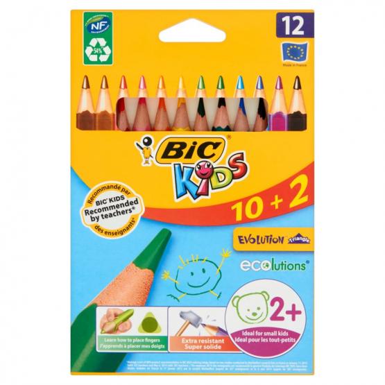 BIC kredki EVOLUTION 2+  [10+2]