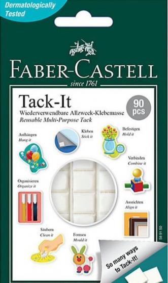Faber Castell masa mocująca TACK-IT (90 kawałków)
