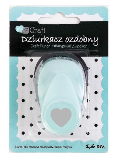 DP CRAFT dziurkacz ozdobny 1,6 cm serce [009]