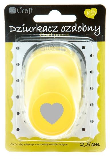 DP CRAFT dziurkacz ozdobny 2,5 cm serce [009]