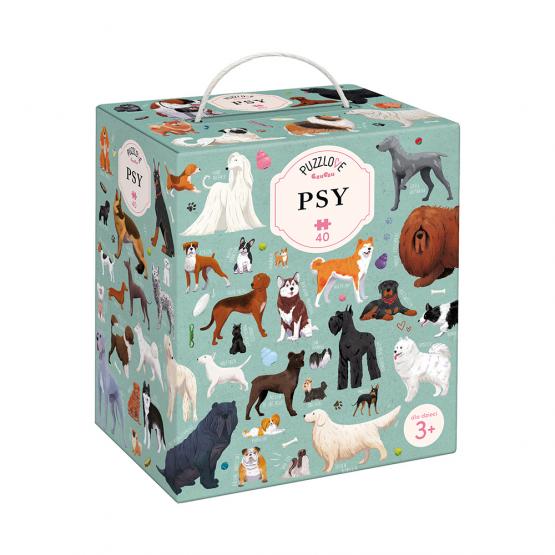 CzuCzu Puzzlove Psy 3+ [40 elementów]