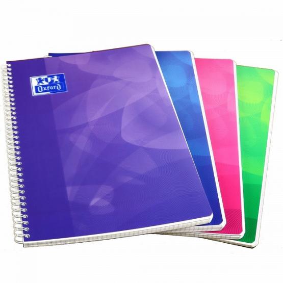 Kołozeszyt A4 80 kartek w kratkę OXFORD okładka PP