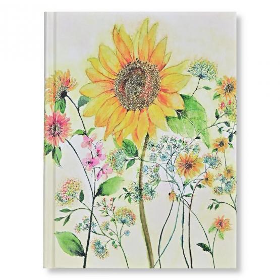 Notatnik A5 szyty Watercolor Sunflower PETER PAUPER