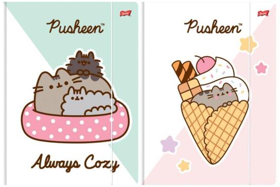 MAJEWSKI teczka A4 z gumką PUSHEEN (1sztuka)