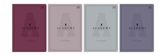 Zeszyt A5 32 kartki w linię INTERDRUK ACADEMY