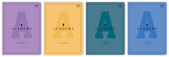 Zeszyt A5 32 kartki w kratkę INTERDRUK ACADEMY Hybrid