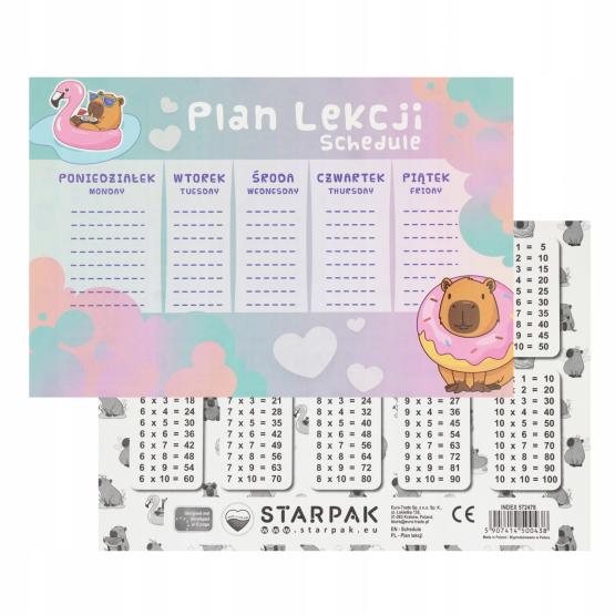 STARPAK plan lekcji KAPIBARA