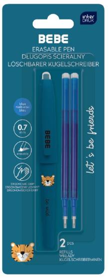 INTERDRUK długopis ścieralny BEBE FRIENDS BOYS + 2 wkłady