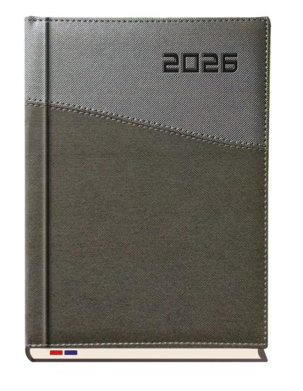 Kalendarz tygodniowy B5 ASESOR szary z szarym