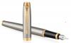 Pióro wieczne Parker IM Core Brushed Metal GT (F)