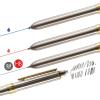 MILAN multipen 3w1 [niebieski, czerwony, ołówek]
