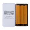 KOH-I-NOOR zestaw ołówków grafitowych 1500 [HB-10H] [metalowe opakowanie]