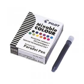 Naboje do pióra PILOT Parallel Pen [mix kolorów] 12 sztuk