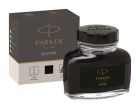 Atrament z butelce Parker Quink kolor czarny