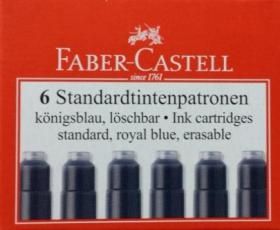 FaberCastell naboje krótkie niebieskie 