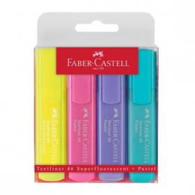 Faber Castell zestaw zakreślaczy Textliner 1546 Pastel [4 kolory]