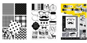 INTERDRUK blok kreatywny Black&White 