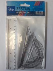 TETIS zestaw geometryczny plastikowy [15cm]