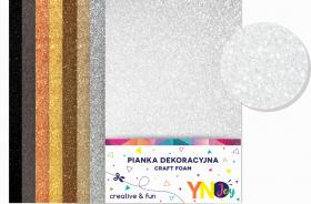 INTERDRUK pianka dekoracyjna brokatowa [8 kolorów] Glam