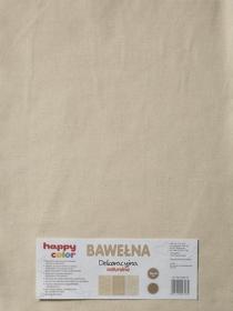 HAPPY COLOR bawełna dekoracyjna  naturalna [30 x 40cm] 1 arkusz