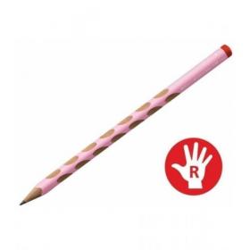 STABILO ołówek trójkątny EASYgraph HB dla praworęcznych pastelowy róż
