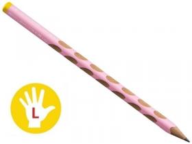 STABILO ołówek trójkątny EASYgraph HB dla leworęcznych pastelowy różowy