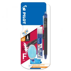 Zestaw PILOT FRIXION długopis Clicker niebieski + wkłady + gumka