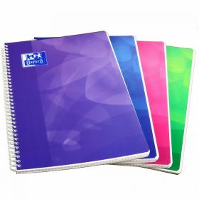 Kołozeszyt A4 80 kartek w kratkę OXFORD okładka PP